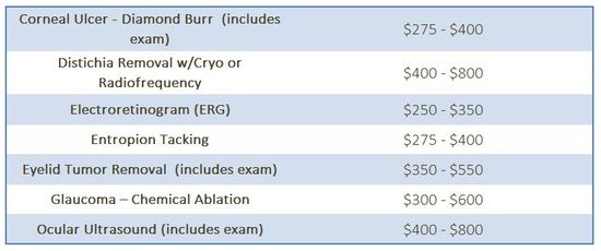 Dog cataract outlet surgery cost